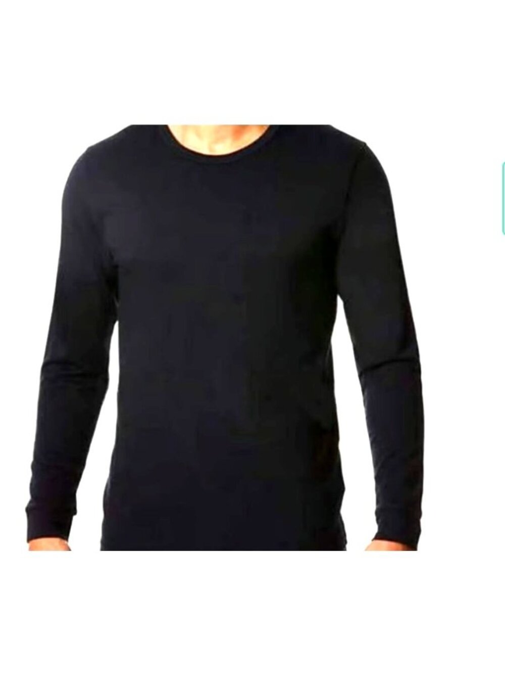 32 DEGREES - MENS BLACK LONG SLEEVE CREW NECK PULLOVER SHIRT SIZE LARGE